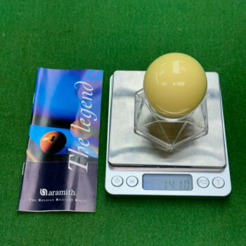 WHITE CUE BALL - 141~143 GRAM ARAMITH 1G WHITE BALL - Per Pcs